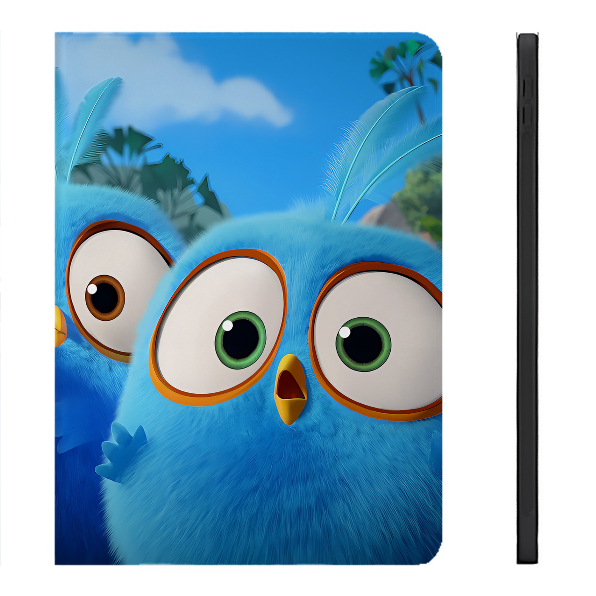 （画像用） Angry Birds アングリーバード IPadケース ペンホルダー付き ブックスタイルデザイン